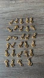 Embellishments scrapbook ankertjes 30 stuks, Ophalen of Verzenden, Zo goed als nieuw, Versiering of Embellishment, Overige merken