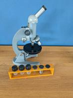 Microscoop Euromex in opbergkist, Audio, Tv en Foto, Optische apparatuur | Microscopen, Gebruikt, Ophalen of Verzenden