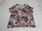Blouse met bloemenprint van Paprika, Kleding | Dames, Blouses en Tunieken, Maat 46/48 (XL) of groter, Oranje, Ophalen of Verzenden