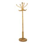 Zeldzame Grote Staande Kapstok Rotan Messing Boho 185cm, Huis en Inrichting, Woonaccessoires | Kapstokken, Ophalen, Overige materialen