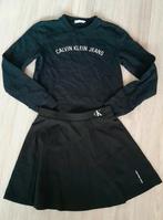 Zwart Calvin klein set maat 164, Calvin Klein Jeans, Meisje, Ophalen of Verzenden, Zo goed als nieuw