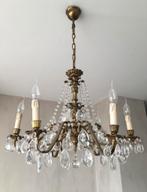 Antieke Kristallen Kroonluchter, Ophalen, Gebruikt, Overige materialen