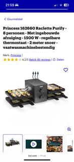 Princess raclette gourmetstel voor 8 personen met ventilator, Ophalen, Nieuw, 8 personen of meer