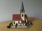 Kerk H0 modelbouw Kibri vakwerk., Gelijkstroom of Wisselstroom, Brug, Tunnel of Gebouw, Zo goed als nieuw, Ophalen