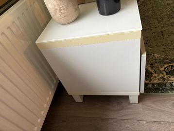 Ikea BESTÅ TV Meubel met glasplaat, hoogglans wit - afbeelding 4