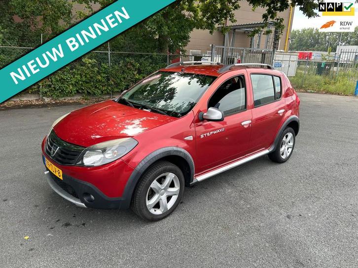 Dacia Sandero 1.6 Stepway FIJNE HOGE INSTAP EN NW APK, Auto's, Dacia, Bedrijf, Te koop, Sandero Stepway, ABS, Airbags, Centrale vergrendeling