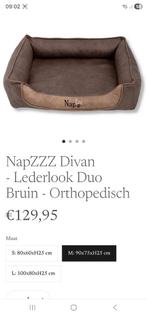 NapZzz Divan Orthopedisch lederlook duo mand hond zgan, Dieren en Toebehoren, Hondenmanden, Ophalen, Zo goed als nieuw, Overige