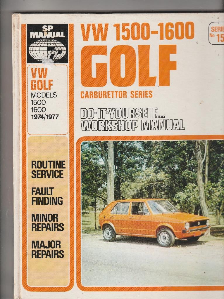 VW 1500-1600 GOLF CARBURETTOR Series 1974-1977, Auto diversen, Handleidingen en Instructieboekjes, Ophalen of Verzenden