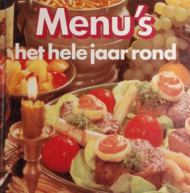 Menu's - Het hele jaar rond (1982), Boeken, Kookboeken, Zo goed als nieuw, Nederland en België, Verzenden
