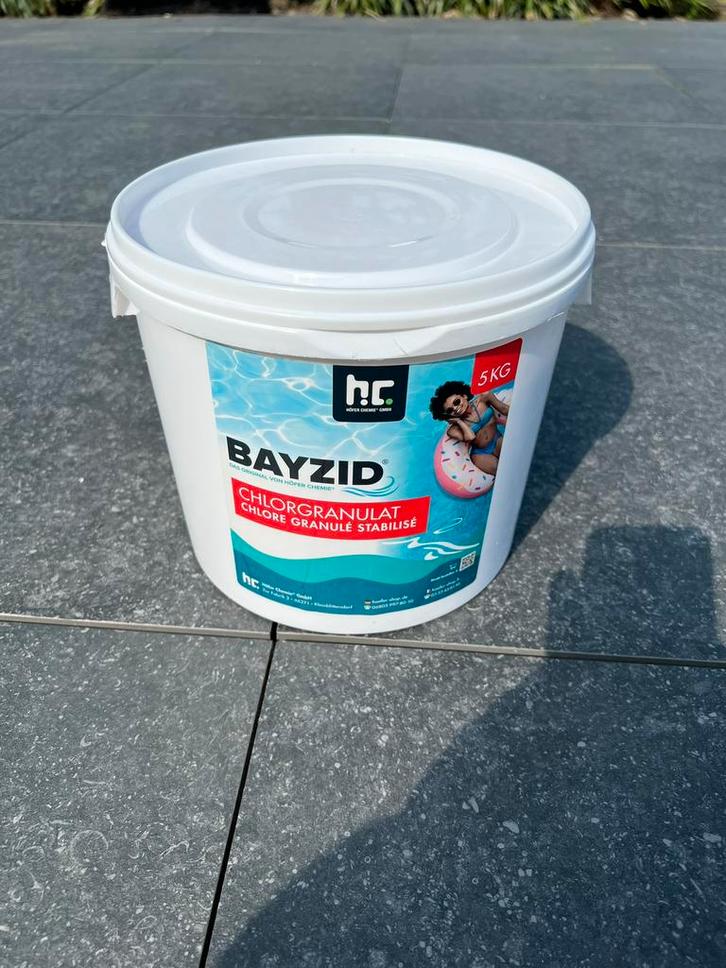 Chloorgranulaat (chloorshock) 5kg emmer, Tuin en Terras, Zwembad-toebehoren, Nieuw, Reinigingsmiddel, Ophalen of Verzenden