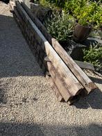 Gebruikte hardhouten balken, Tuin en Terras, Palen, Balken en Planken, Gebruikt, Ophalen of Verzenden, Hardhout, 250 cm of meer