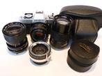 Minolta XG-1, Rokkor 2,0/45mm, Zoom 28-70, Vivtar  2,8/135, Ophalen of Verzenden, Zo goed als nieuw, Spiegelreflex, Minolta