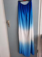 Maxi rok blauw-wit maat XL (NIEUW), Blauw, Maat 46/48 (XL) of groter, Nieuw, Ophalen of Verzenden