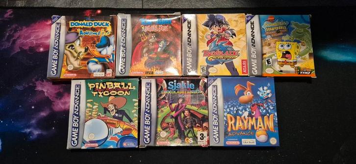 Gameboy Advance Spellen Collectie (7 stuks), Spelcomputers en Games, Games | Nintendo Game Boy, Gebruikt, Avontuur en Actie, 1 speler