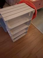 Fruitkisten veilingkisten wit 4 stuks, Huis en Inrichting, Woonaccessoires | Kisten, Ophalen of Verzenden, Minder dan 50 cm, Minder dan 50 cm