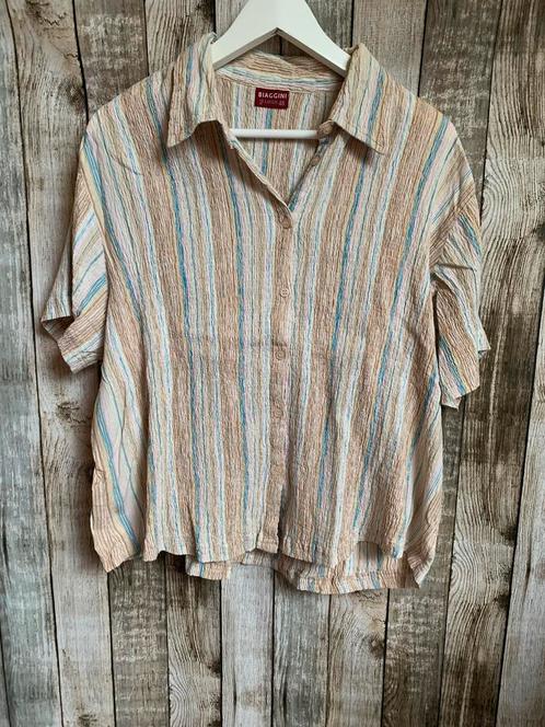 Biaggini leuke blouse (Maat 48), Kleding | Dames, Blouses en Tunieken, Gedragen, Maat 46/48 (XL) of groter, Overige kleuren, Verzenden