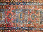 Handmade Persian wool Heriz Karaja carpet runner 105x320cm, Persian Perzisch vintage oosters hype, Gebruikt, 100 tot 150 cm, 200 cm of meer