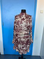 Zadig & Voltaire Jurk van satijn, model 'Rocket' in ecru ., Kleding | Dames, Jurken, Verzenden, Zo goed als nieuw, Beige, Onder de knie