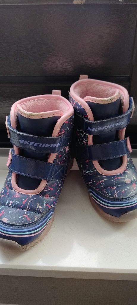 Snowboots meisje maat 26 Skechers, Kinderen en Baby's, Kinderkleding | Schoenen en Sokken, Zo goed als nieuw, Laarzen, Meisje