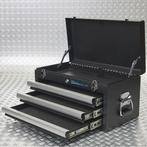 Gereedschapskist, gereedschapskoffer drie lades - mat zwart, Ophalen, Zo goed als nieuw