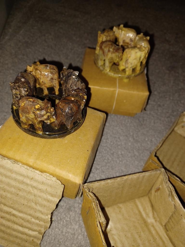 Olifanten speksteen wierookhouder, Ophalen of Verzenden, Nieuw, Overige materialen, Minder dan 25 cm