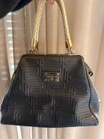 Elegante Gianni Versace Handtas - Zwart Vintage Uniek, Ophalen of Verzenden, Zo goed als nieuw, Zwart, Handtas