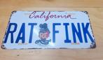 Rat Fink Kentekenplaat - Amerikaans Thema, Ophalen of Verzenden, Nieuw