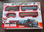 Leuke treinen set "Rail King", Hobby en Vrije tijd, Modeltreinen | Overige schalen, Ophalen of Verzenden, Zo goed als nieuw, Gelijkstroom