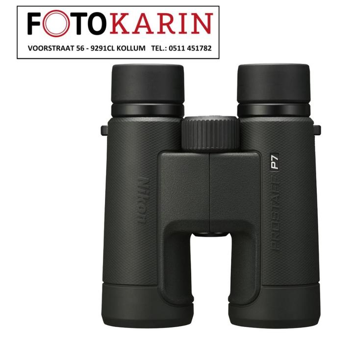 Nikon Prostaff P7 10x42 | verrekijker | Foto Karin Kollum, Audio, Tv en Foto, Optische apparatuur | Verrekijkers, Nieuw, Dakkant (recht)