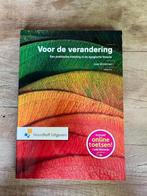 (Studie)boek: Voor de verandering, Ophalen of Verzenden, Zo goed als nieuw, HBO, Noordhoff Uitgevers