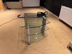 Hifi meubel van glas, 50 tot 100 cm, Glas, Minder dan 100 cm, Gebruikt