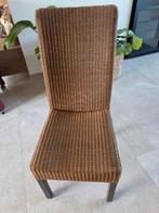 6 stoelen, Loom,, Huis en Inrichting, Stoelen, Ophalen, Gebruikt, Bruin