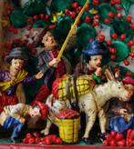 Peru. Retablo. Colcheta de tuna. Oogst van cactusfruit. 1994, Antiek en Kunst, Kunst | Niet-Westerse kunst, Ophalen