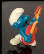 Vintage 1977 Gitaar Smurf,Peyo,Schleigh,Hong Kong, Ophalen of Verzenden, Zo goed als nieuw, Muzieksmurf