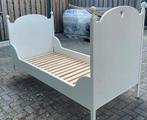 Wit Kinderbed met Hartje, Kinderen en Baby's, Kinderkamer | Bedden, Ophalen, Gebruikt, 100 cm of meer, Lattenbodem
