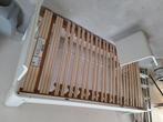 1 persoons bed met lattenbodem, Ophalen, Gebruikt, Eenpersoons, 90 cm