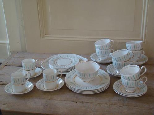 Servies, Engels, Royal Albert en Queen Anne 'Caprice', gaaf, Antiek en Kunst, Antiek | Servies los, Ophalen of Verzenden