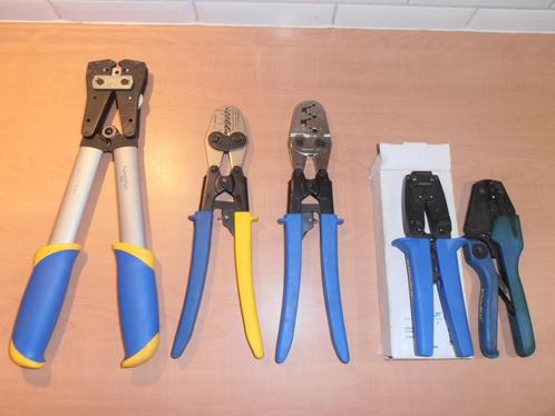 Zgan KLAUKE kabelschoen perstang en krimptangen set., Doe-het-zelf en Verbouw, Gereedschap | Overige machines, Zo goed als nieuw