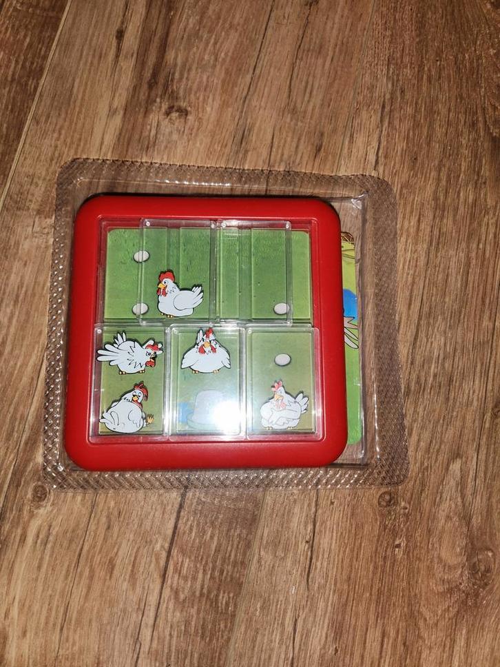 Brain Trainer - Schuifpuzzel met Kippen en Eieren, Kinderen en Baby's, Speelgoed | Kinderpuzzels, Zo goed als nieuw, 4 tot 6 jaar