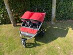 Thule Urban Glide Double Duowagen tweeling kinderwagen, Kinderen en Baby's, Kinderwagens en Combinaties, Verstelbare duwstang