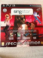 PS3 Singstar Special Edition + 3 Games - Nieuw!, Spelcomputers en Games, Games | Sony PlayStation 1, Muziek, Eén computer, Ophalen of Verzenden