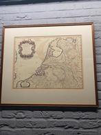 Oude Franse landkaart van Nederland, Antiek en Kunst, Kunst | Schilderijen | Abstract, Ophalen of Verzenden