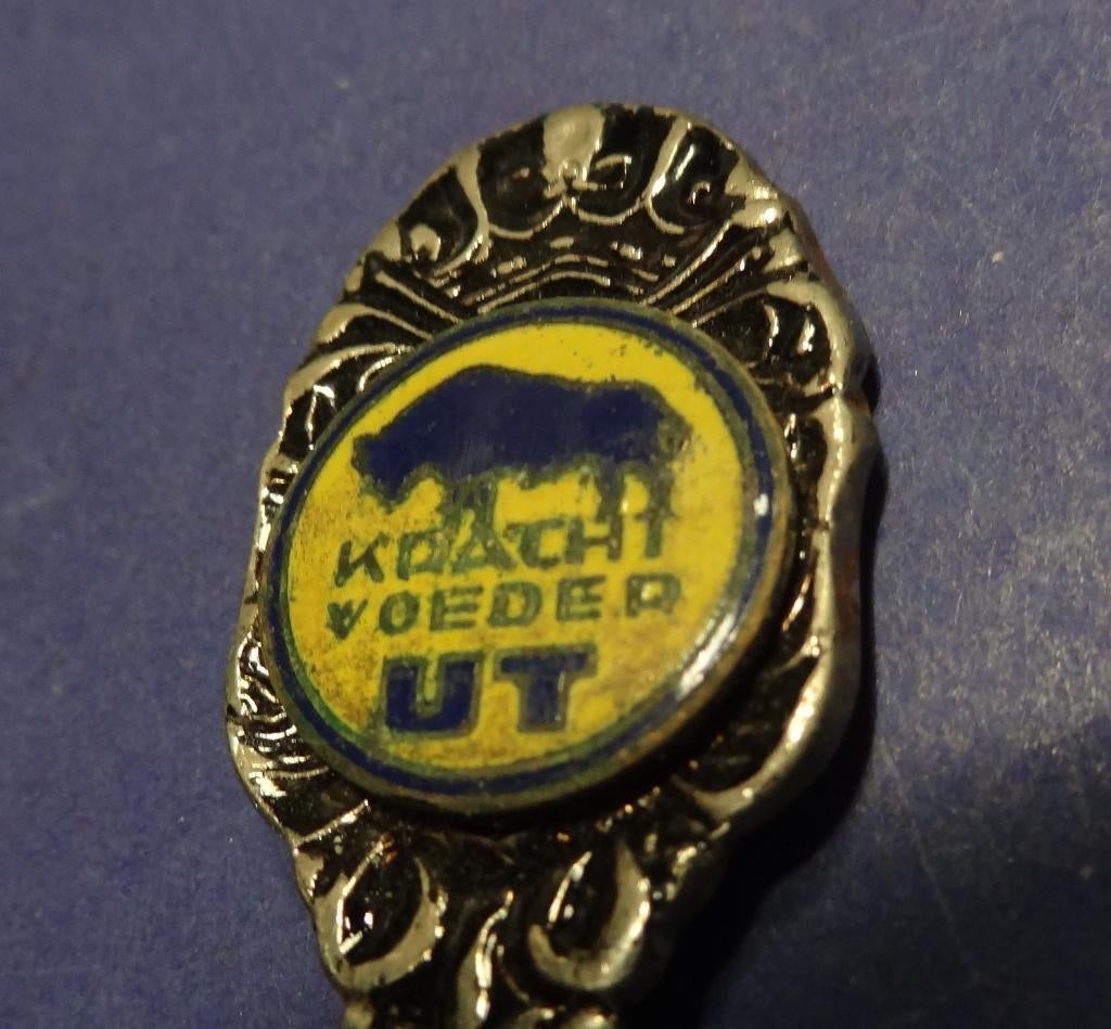 Stier Koe UT Kracht Voer Thee Lepel Nummer 1234321, Verzenden, Gebruikt, Auto's