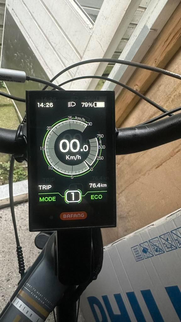 Amslod Elektrische fiets, Fietsen en Brommers, Elektrische fietsen, Zo goed als nieuw, Overige merken, 50 km per accu of meer