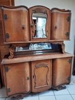 vintage retro , Vitrinekasten jaren '60, 173x140x84 cm., Huis en Inrichting, Kasten | Vitrinekasten, Ophalen, Gebruikt, 25 tot 50 cm