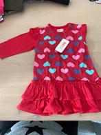 Leuk rood jurkje met lange mouw en hartjes, Meisje, ., Jurkje of Rokje, Nieuw