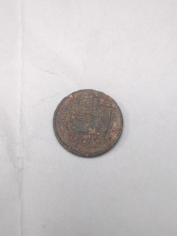 Oude 10 Cent Munt - Wilhelmina beschikbaar voor biedingen