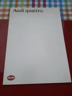 Audi quattro (oermodel) Nederlandse folder 1988, Boeken, Auto's | Folders en Tijdschriften, Nieuw, Audi, Audi, Ophalen of Verzenden