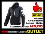 Textiel Softshell motorjas Macna Aytee All-Season - Grijs, Info@huybersmotoren.nl, Jas | textiel, HM - Sale, NL