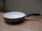 Wokpan / Wok 28cm aluminium, Ophalen of Verzenden, Gebruikt, Aluminium, Wok